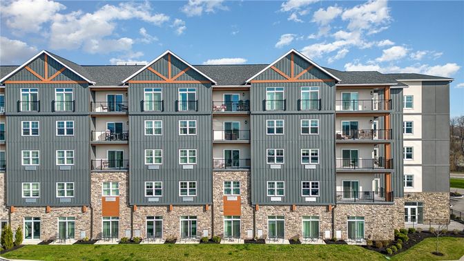Exterior, Facade, Condo Building