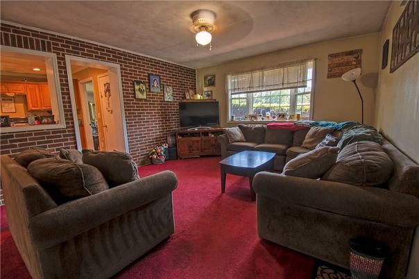Interior, Living room, Stone Walls