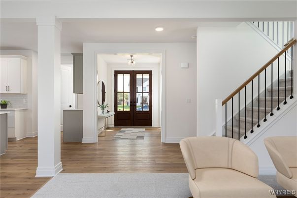 Interior, Recessed Lighting, Wood Texture Flooring