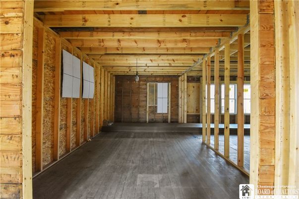 Empty room, Interior, Wooden Beams, Wood Texture Flooring, Wooden Walls