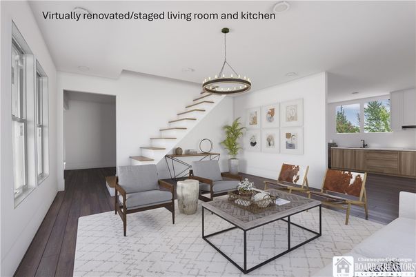 Interior, Living room, Pendant Lights, Wood Texture Flooring