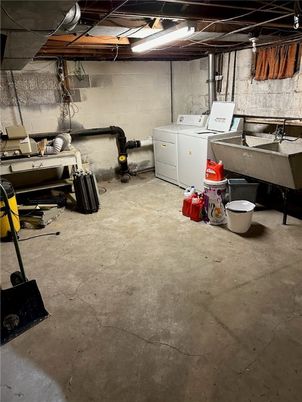 Interior, Stone Walls, Washer
