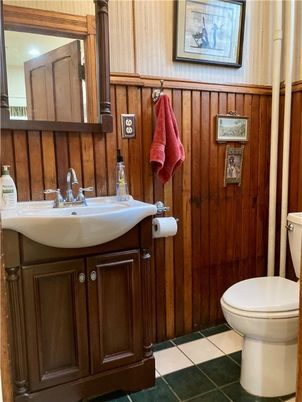 Bathroom, Interior, Wooden Walls