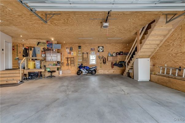 Garage, Interior, Stone Walls