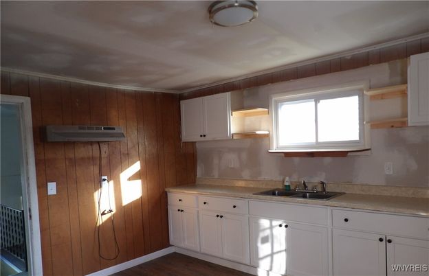 Interior, Kitchen, Wood Texture Flooring, Wooden Walls