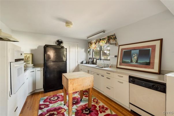 Interior, Kitchen, Wood Texture Flooring