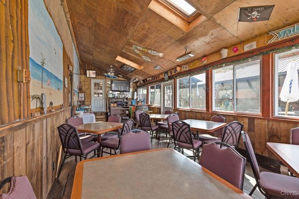 Dining room, Interior, Wooden Ceilings