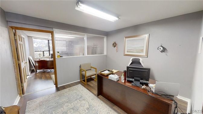 Home Office, Interior, Wood Texture Flooring