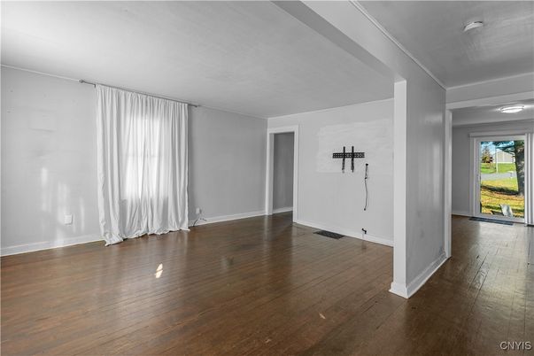 Empty room, Interior, Wood Texture Flooring