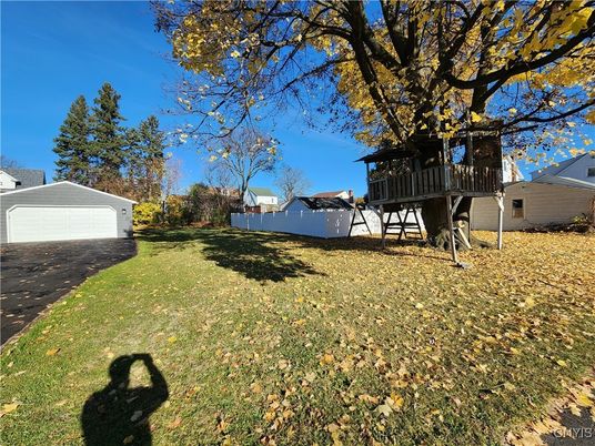 Backyard, Detached Garage, Exterior