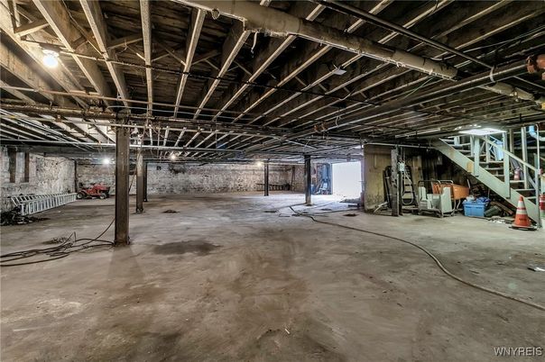 Interior, Stone Walls, Wooden Beams