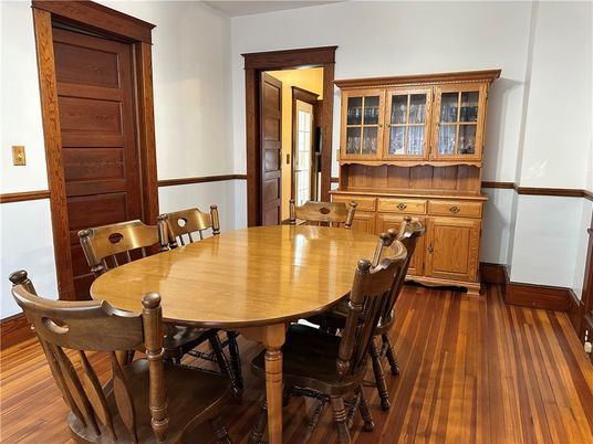Dining room, Interior, Wood Texture Flooring