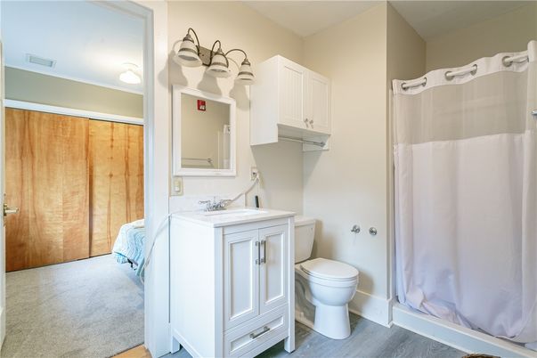 Bathroom, Interior, Wood Texture Flooring