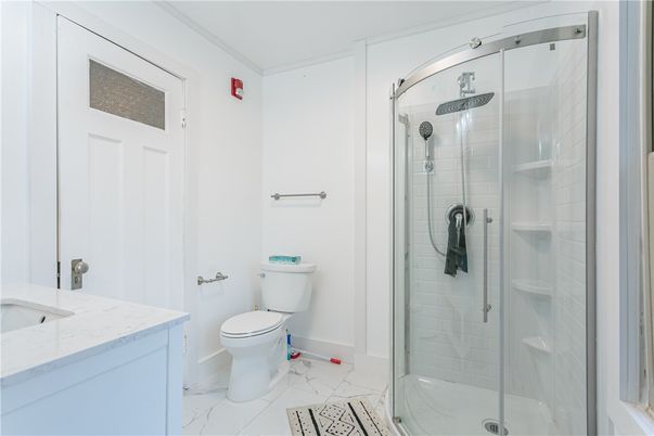 Bathroom, Glass Shower, Interior, Marble