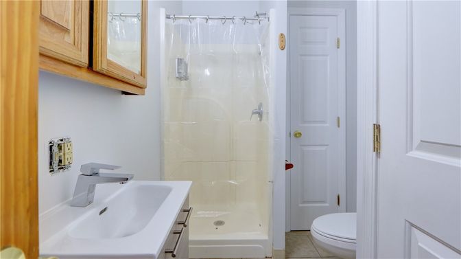 Bathroom, Glass Shower, Interior