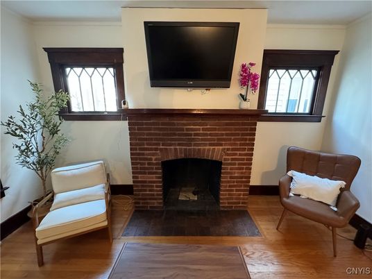 Fireplace, Interior, Wood Texture Flooring