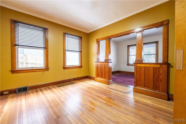 Empty room, Interior, Wood Texture Flooring