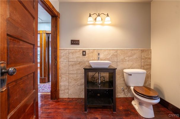 Bathroom, Interior, Wood Texture Flooring