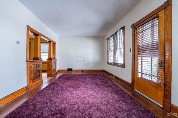 Empty room, Interior, Wood Texture Flooring