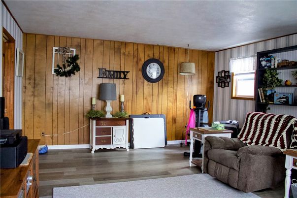 Home Office, Interior, Wood Texture Flooring, Wooden Walls