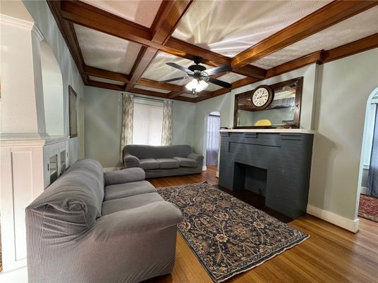 Fireplace, Interior, Living room, Wooden Beams, Wood Texture Flooring