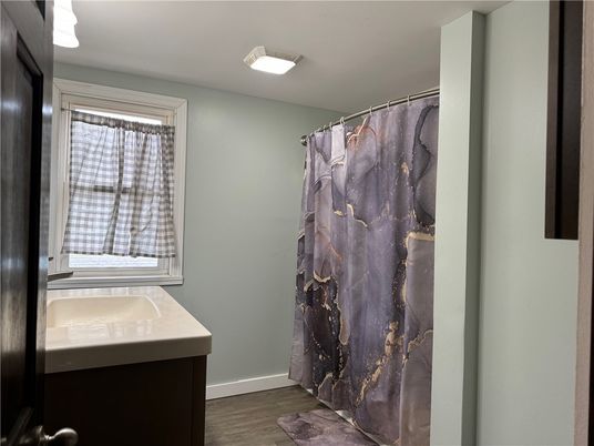 Bathroom, Interior, Wood Texture Flooring