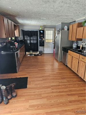Interior, Kitchen, Wood Texture Flooring