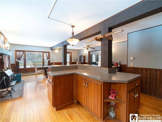 Dining room, Interior, Wood Texture Flooring