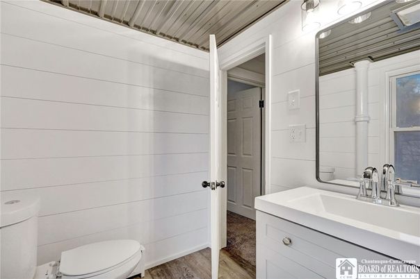 Bathroom, Interior, Wood Texture Flooring