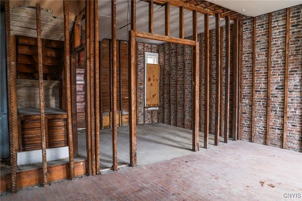 Interior, Stone Walls, Wooden Beams