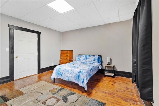 Bedroom, Interior, Wood Texture Flooring