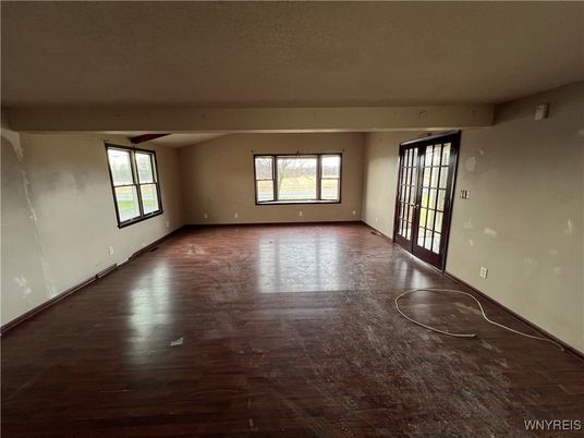 Empty room, Interior, Wood Texture Flooring