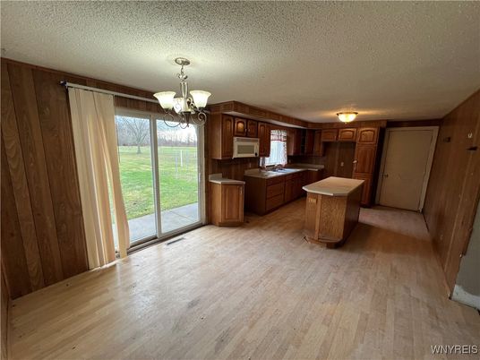 Chandelier, Interior, Kitchen, Wood Texture Flooring
