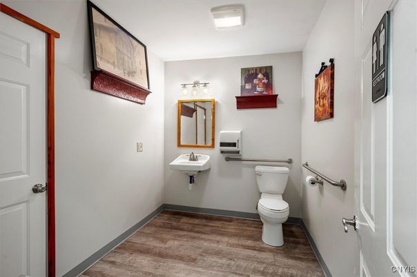 Bathroom, Interior, Wood Texture Flooring