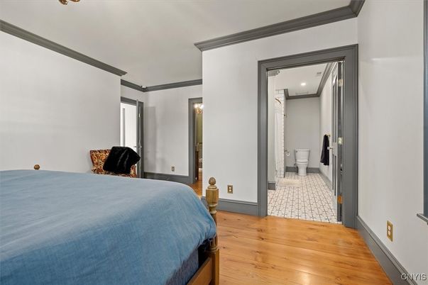 Bathroom, Bedroom, Interior, Recessed Lighting, Wood Texture Flooring
