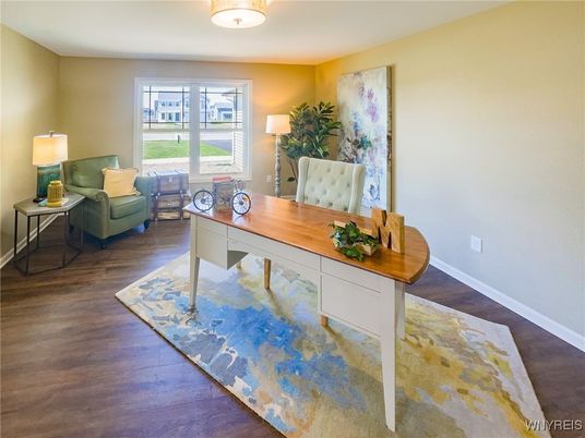 Home Office, Interior, Wood Texture Flooring