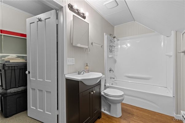 Bathroom, Interior, Wood Texture Flooring