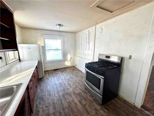 Interior, Kitchen, Wood Texture Flooring