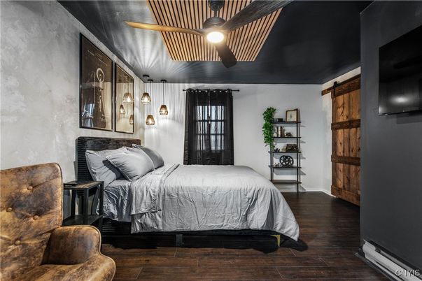 Bedroom, Interior, Wood Texture Flooring