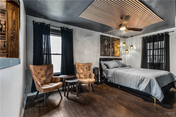 Bedroom, Interior, Wood Texture Flooring