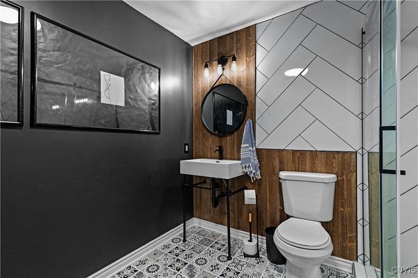 Bathroom, Interior, Wooden Walls