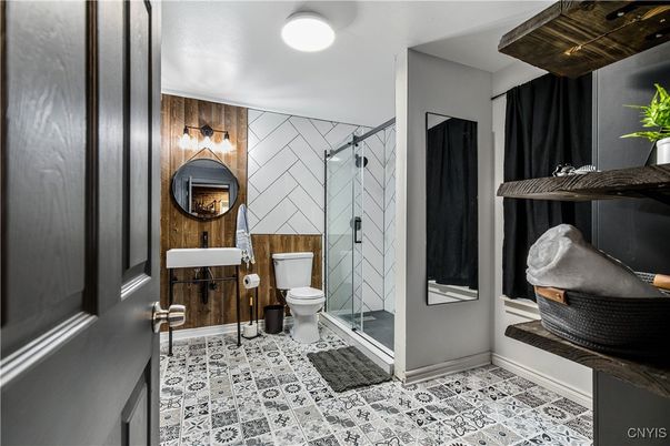 Bathroom, Glass Shower, Interior
