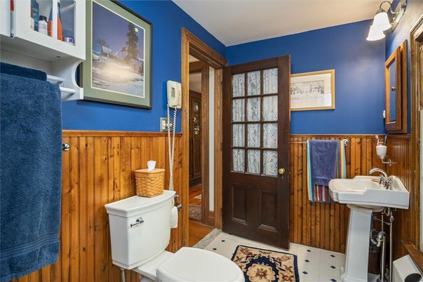 Bathroom, Interior, Wooden Walls