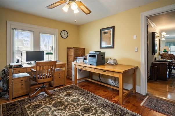 Home Office, Interior, Wood Texture Flooring