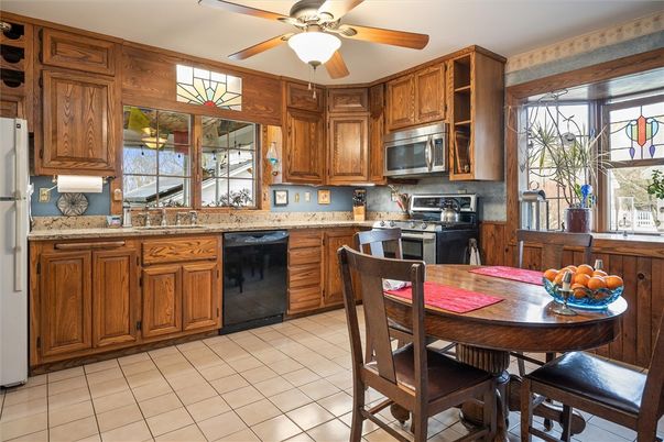 Dining room, Interior, Kitchen