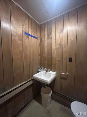 Bathroom, Interior, Wooden Walls