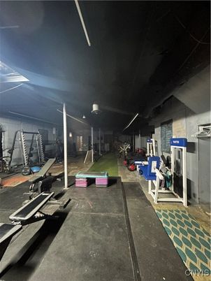 Fitness Equipment, Interior, Stone Walls