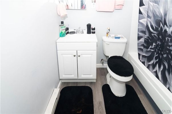 Bathroom, Interior, Wood Texture Flooring