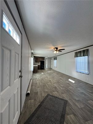 Empty room, Interior, Kitchen, Wood Texture Flooring