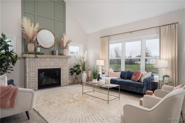 Fireplace, Interior, Living room